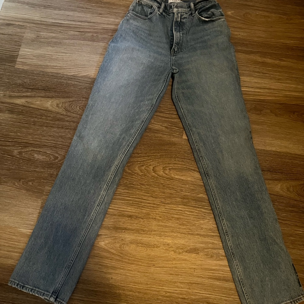 Abercrombie 90s Straight Ultra High Rise Jeans 27L curve love
